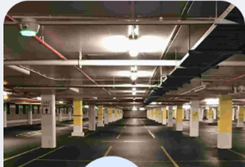 Parking area lighting application