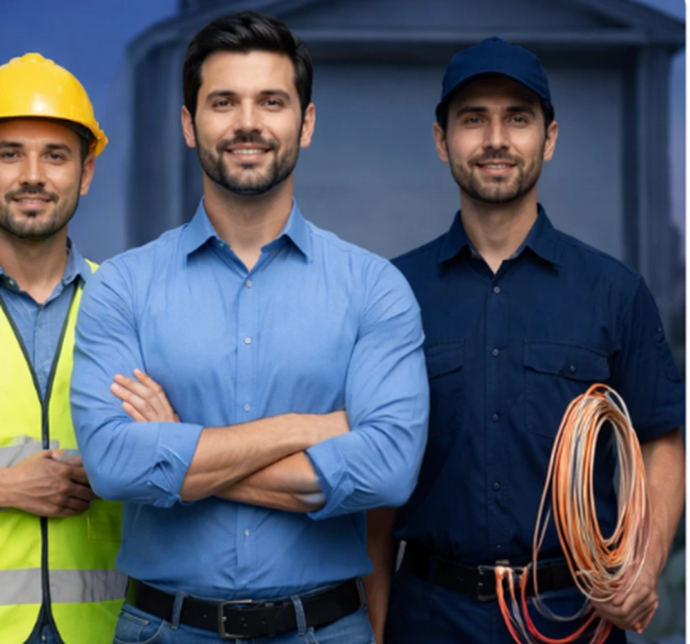 Electrical and construction professionals